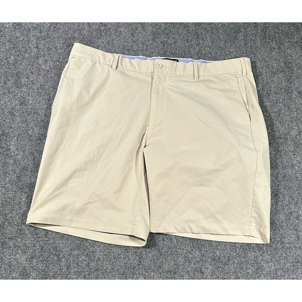 Peter Millar Mens 40 Beige Crown Crafted Chino Short Embroidered H Palm Tree